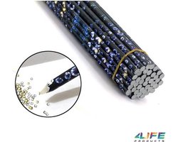 4LifeProducts Diamond Painting Sticky potlood - Wax potlood met grip - Blauw