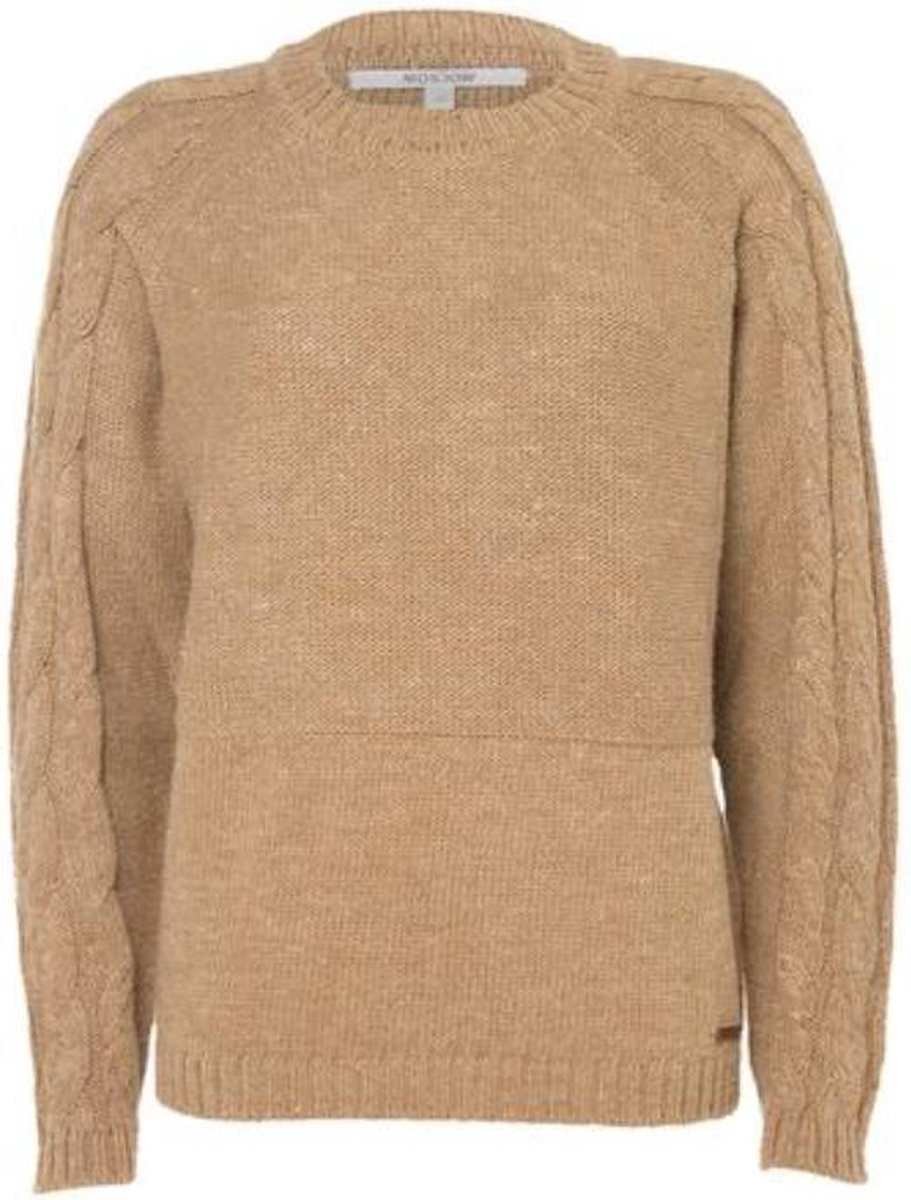 Moscow Cable Sweater - Bruin - Maat XL