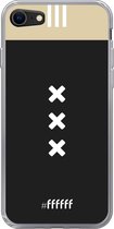 6F hoesje - geschikt voor iPhone 8 - Transparant TPU Case - AFC Ajax Uitshirt 2018-2019 #ffffff