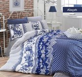 Canusi dekbedovertrek Alacati 140x200cm - Eenpersoons - Inclusief 1 Kussensloop 60x70 cm