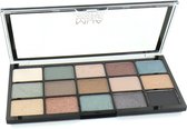 MUA 15 Shade Eyeshadow Palette - Green Goddess