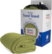 Care Plus Reishanddoek microvezel - Maat: large 75 x 150 cm - Groen - Travel Towel