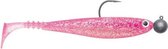 Jackson Zanderbait rigged - 10 cm - pink glitter