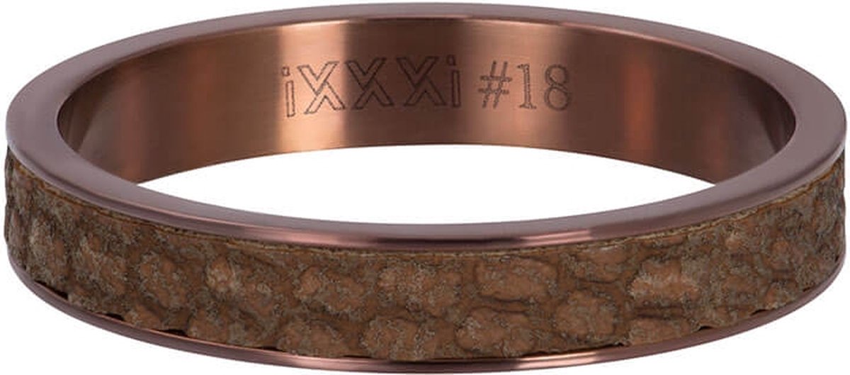 iXXXi Jewelry Vulring 4 mm Cobra Bruin - maat 18