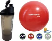 Tunturi - Fitness Set - Shakebeker - Gymball Rood 65 cm