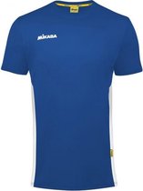 Mikasa Kacao Shirt Unisex - Blauw / Wit - maat M