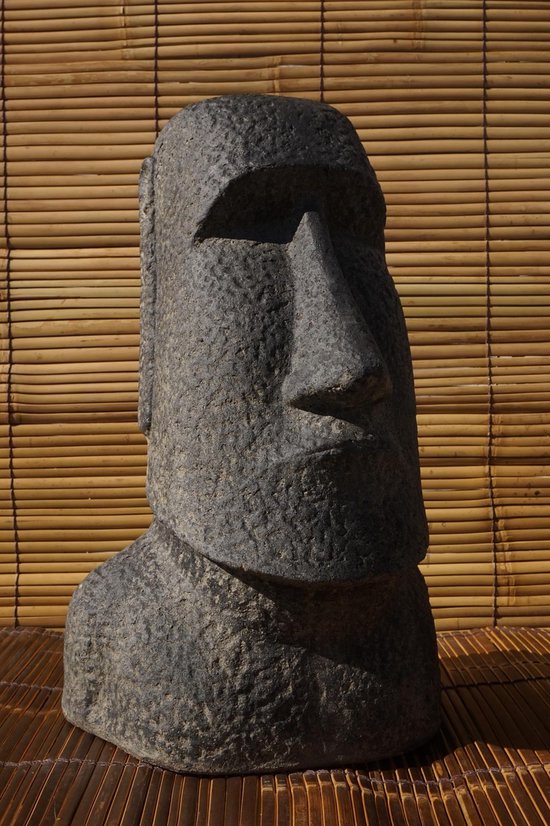 Opiaat Vaak gesproken vinger Moai Beeld 60cm | Stenen Beelden | Moai Beelden | 1 Jaar Garantie | bol.com