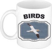 Dieren jan van gent vogel beker - birds/ vogels mok wit 300 ml