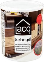Lacq Turbogel Hout Ontgrijzer - Verwijdert Vergrijzing - Herstelt Houtkleur - Geschikt voor Terrassen en Meubels – Duurzaam & Millieuvriendelijk – 1L