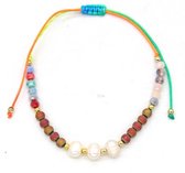 Enkelbandje sea pearls  — Multicolor