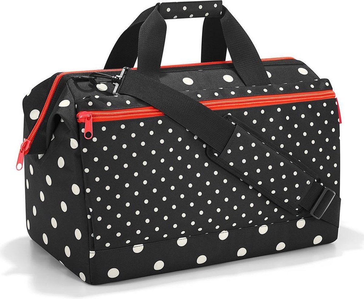 Reisenthel Allrounder L Pocket Reistas - 32L - Mixed Dots Zwart
