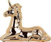 Decoratieve unicorn goud keramiek (r-000SP40010)