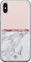 iPhone XS Max hoesje siliconen - Rose all day | Apple iPhone Xs Max case | TPU backcover transparant