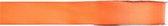 1x Hobby/decoratie oranje satijnen sierlinten 1 cm/10 mm x 25 meter - Cadeaulint satijnlint/ribbon - Striklint linten oranje
