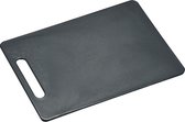 Kunststof snijplank grijs 24 x 34 cm - Keukenbenodigdheden - Grijze plastic snijplanken