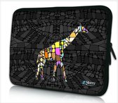 Sleevy 9,7 ipad/tablet hoes giraffe mozaiek - tablet sleeve