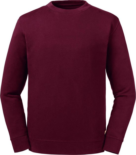 Russell Unisex Adult Reversible Organic Sweatshirt voor volwassenen (Bourgondië)