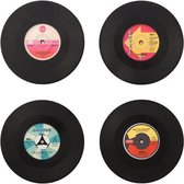 LP Coasters - vinyle - lot de 4