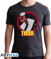 MARVEL - Tshirt Thor man SS dark grey - new fit*