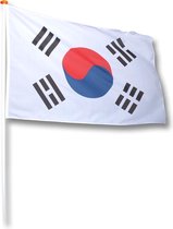 Vlag Zuid-Korea 200x300 cm.