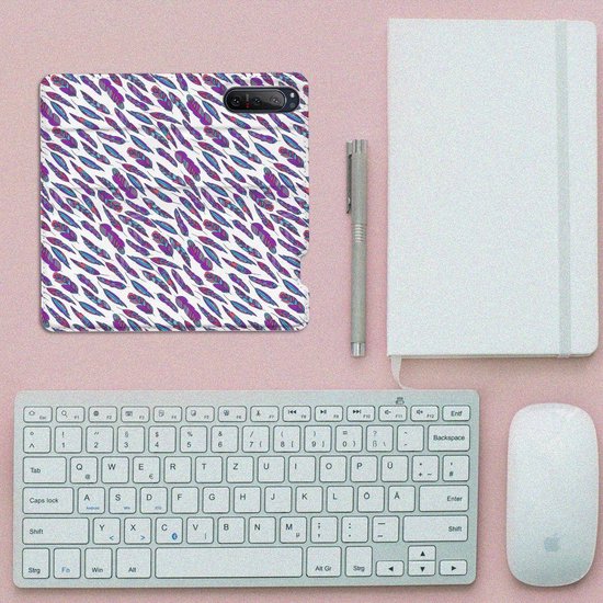Etui à Rabat Sony Xperia 5 II Plumes Couleur