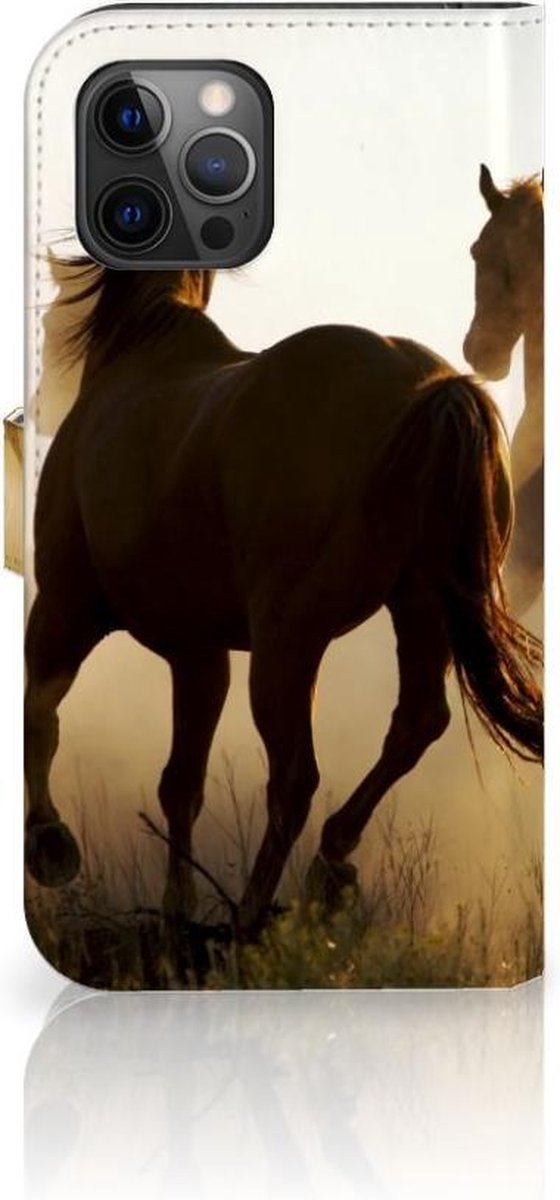 Apple iPhone 12 Pro Max Telefoonhoesje met Pasjes Design Cowboy