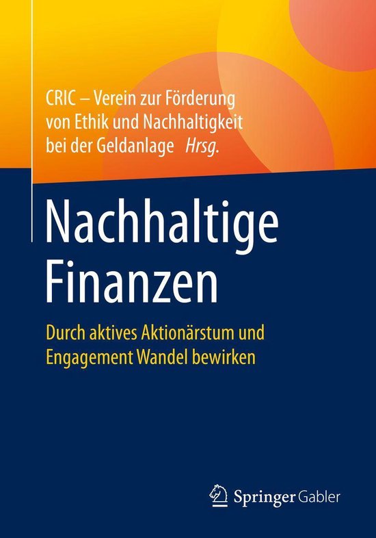 Social Science and Law (German Language) - Nachhaltige Finan ... - cover