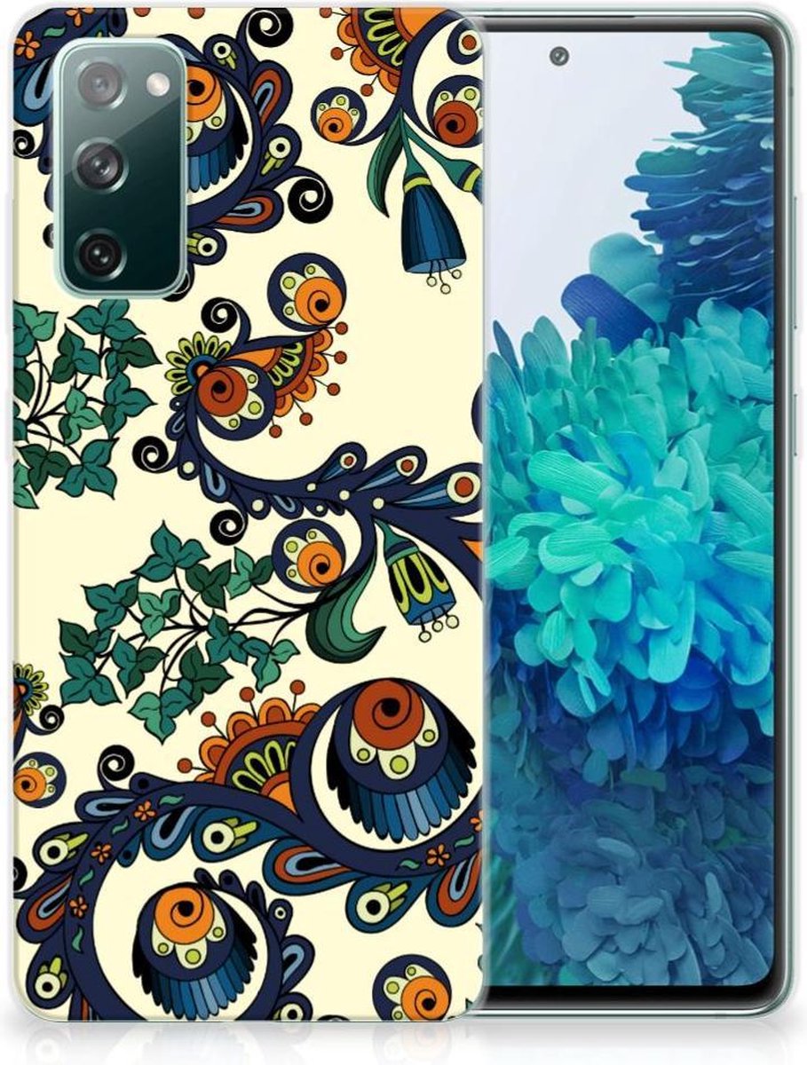 Siliconen Hoesje Samsung Galaxy S20 FE Barok Flower