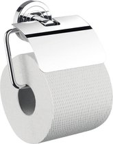 Emco Polo toiletrolhouder met klep chroom