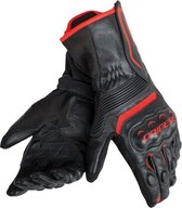 Dainese Assen Zwart Zwart Fluo Rood - Maat 3XL - Handschoen