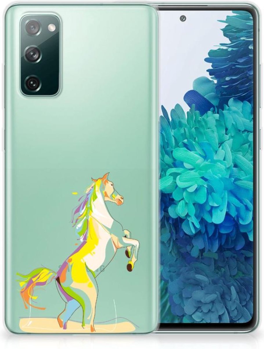 Samsung Galaxy S20 FE Telefoonhoesje met Naam Horse Color