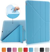 iPad 2018 9.7 inch Book Cover Origami Blauw