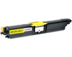 ABC huismerk toner geel geschikt voor Konica Minolta Magicolor 2400W 2400 2430DL 2430 Desklaser 2450 2450D 2450DX 2450PS 2480MF 2480 2490MF 2490 2500W 2530 2530DL 2550