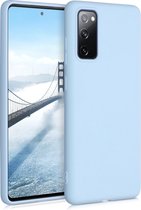 kwmobile telefoonhoesje voor Samsung Galaxy S20 FE - Hoesje voor smartphone - Back cover in pastelblauw