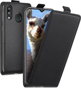 kwmobile hoesje voor met Samsung Galaxy M20 (2019) - Flip cover met magnetische sluiting in zwart