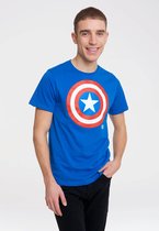 Marvel - Captain America - Shield - Easyfit Organic - blue - Original licensed product