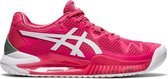 ASICS - Dames schoenen - Gel-Resolution 8 - W - pink cameo/white - maat 39 1/2