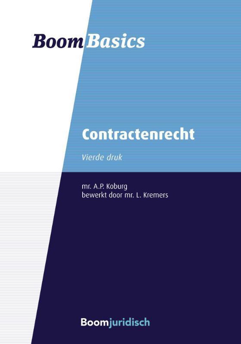 Boom Basics - Boom Basics Contractenrecht - Lotte Kremers