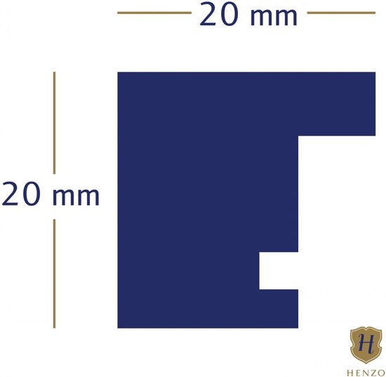 Henzo 81.058.06 cadre photos Marron Cadre pour une seule photo