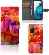 GSM Hoesje Geschikt voor Samsung Galaxy S20FE Cover met Tekst Tulips
