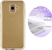 BackCover Layer TPU + PC - Telefoonhoesje - Hoesje voor Samsung J6 Plus - Goud