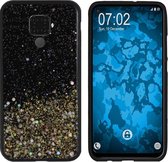 BackCover Spark Glitter Telefoonhoesje - Hoesje Huawei Mate 30 Lite - Goud