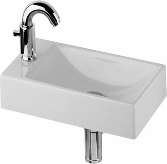 Sphinx Serie 420 Fontein Toilet Links - 40 23 cm - Keramiek - Wit | bol.com