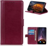 Motorola Moto G 5G Hoesje Wallet Book Case met Pasjes Rood