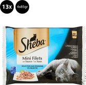 Sheba Mini filets in saus Vis klein - 13x 4x85g