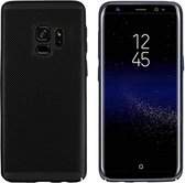 BackCover Holes - Telefoonhoesje - Hoesje voor Samsung S9 Plus - Zwart