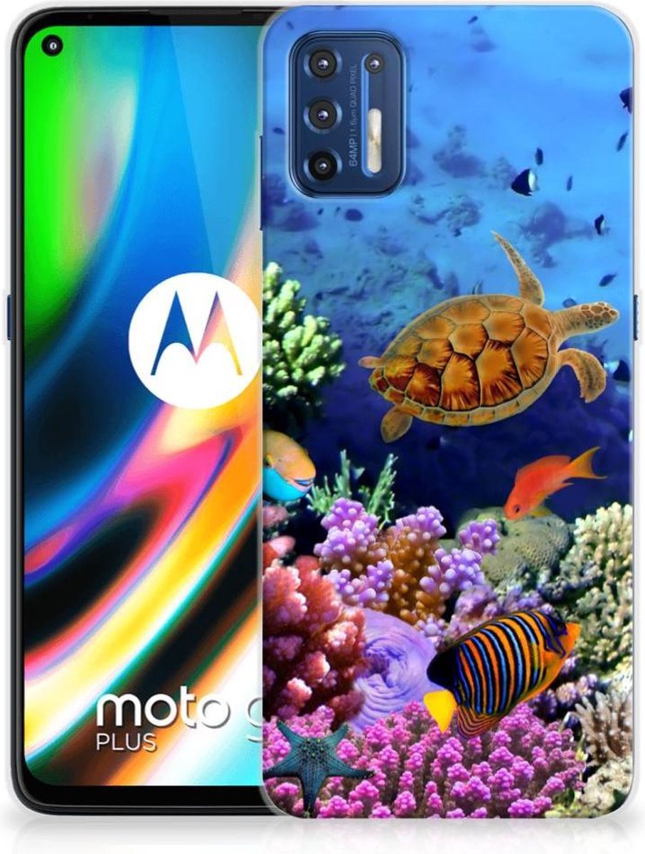 Motorola Moto G9 Plus TPU Hoesje Vissen