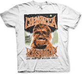 Star Wars Heren Tshirt -2XL- Chewbacca - Back To Kashyyyk Wit