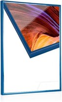A1 Aluminium Wissellijst - 9 mm - type Standard- Glanzend Blauw