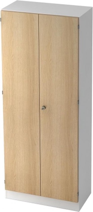 Wandkast – Wit/Eik – 80 x 42 x 200,4 cm – Signa K 6200 SG